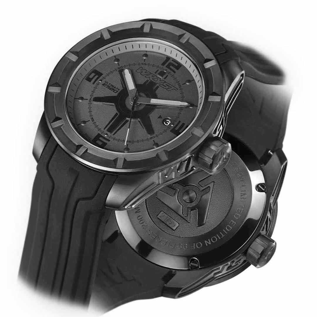 Black Mens Watch Wryst ES20 Tough and Resistant Black Watches