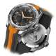 Luxus Schweizer Uhren Grau und Orange