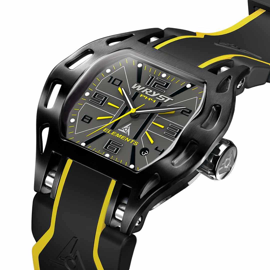 Montre de sport noire Wryst