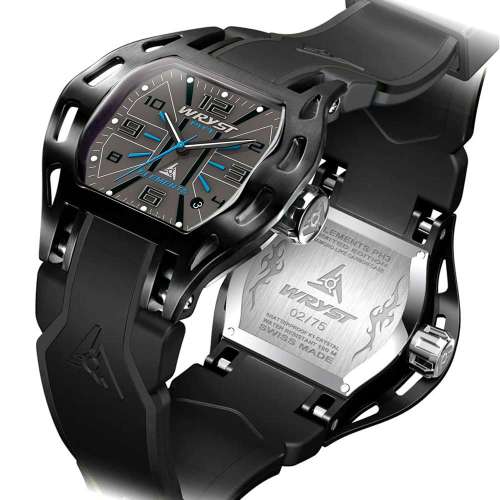 Black sportive watch