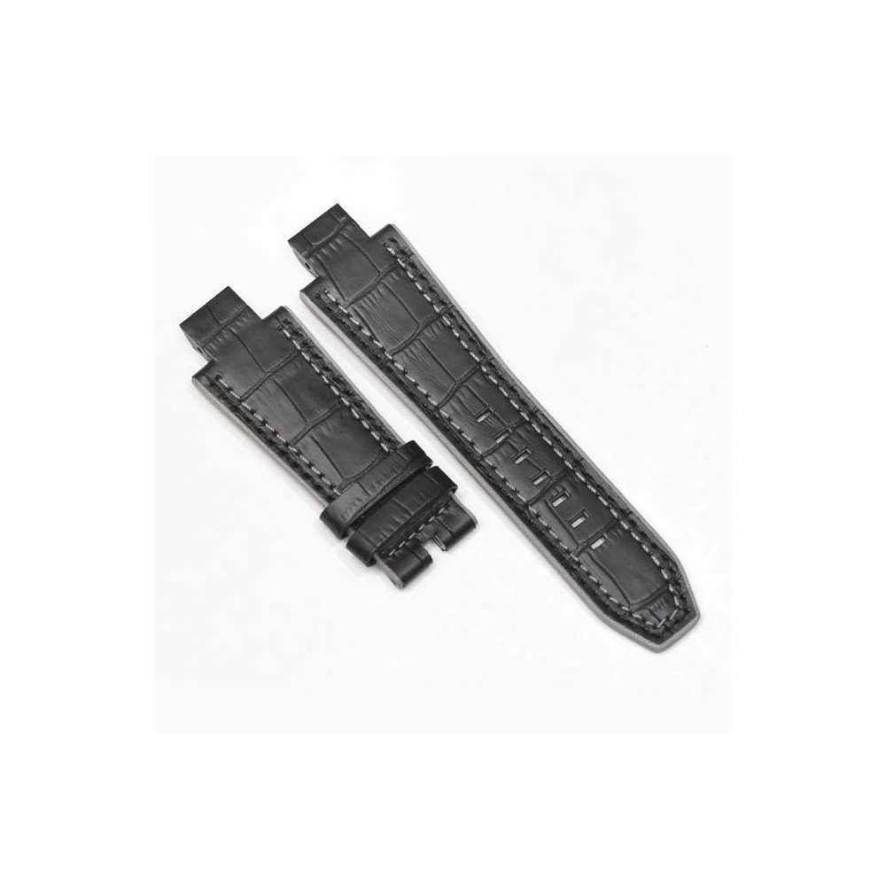 Black Alligator Leather Bracelet NX5