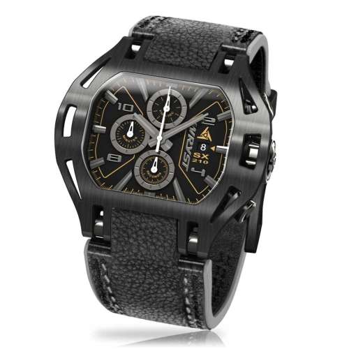 Reloj cuero negro Wryst SX210