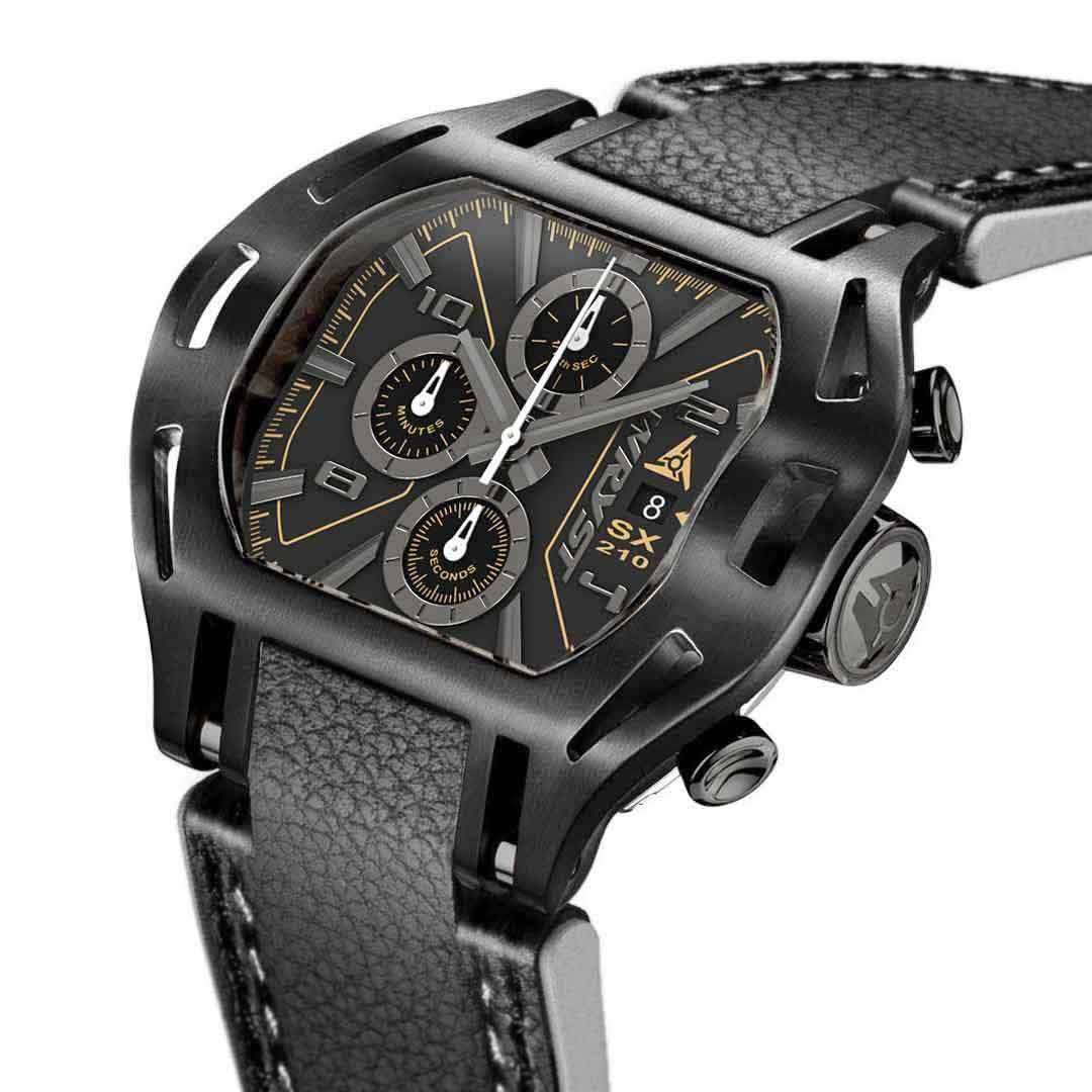 Wryst Meilleure Montre de Luxe Noire de Sport