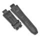 Black and Grey Watch Leather Bracelet for Wryst Force SX210