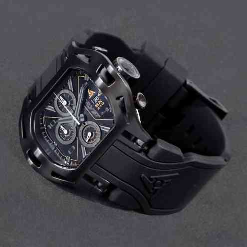 Schwarz auf Schwarzer Uhr Wryst SX210