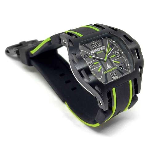 Black and green watch Wryst PH3