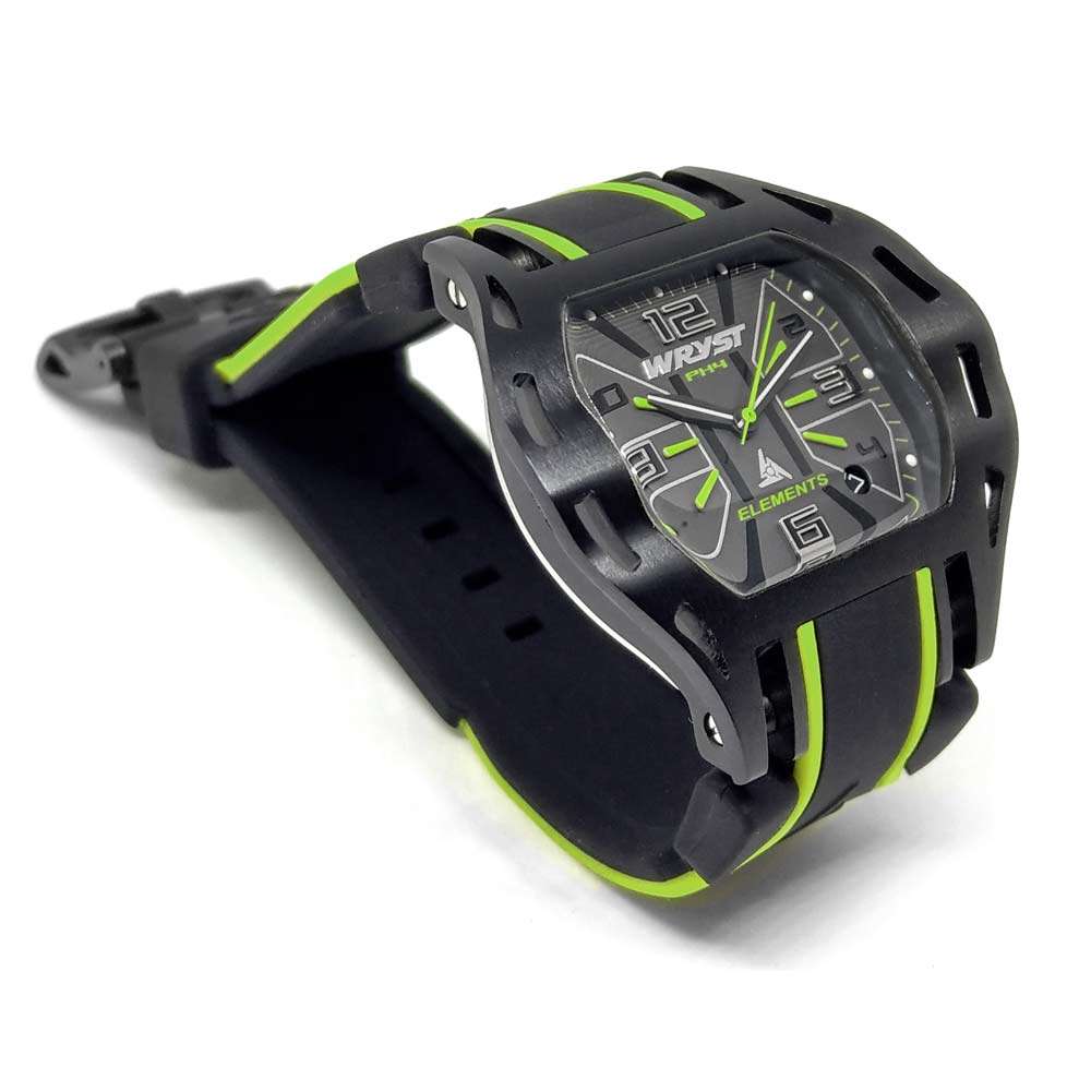 Black and Green Watch