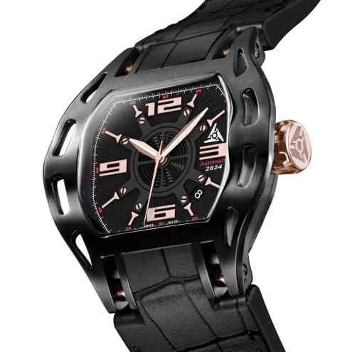 Montre Wryst 2824 Skelette noire avec movement ETA 2824