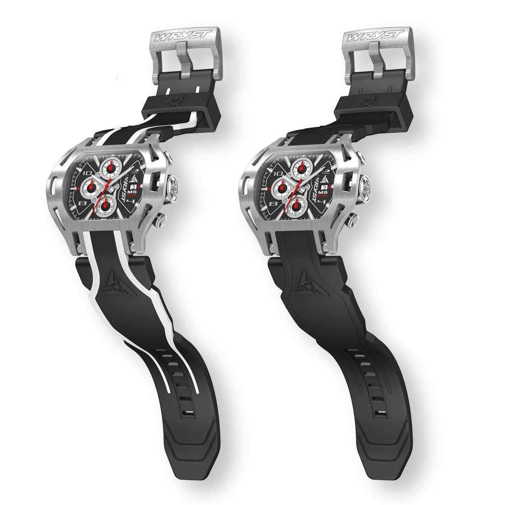 Chronographe suisse avec deux bracelets