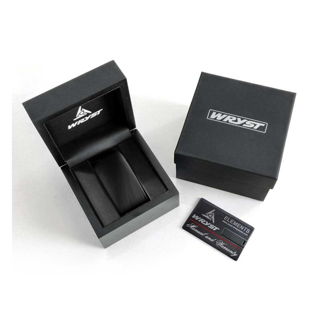 Elements Schwarze Uhrenbox