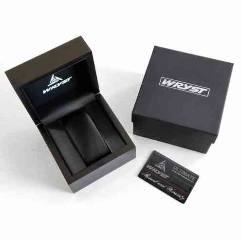 Wryst Reloj Suizo Negro y Amarillo ES40 | Reloj Negro Suizo