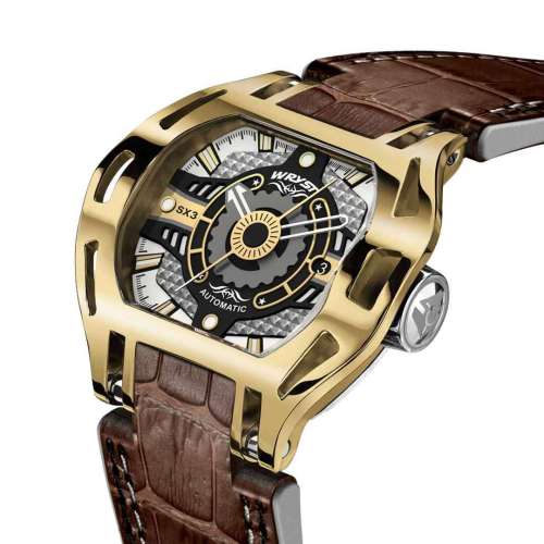 Goldene Uhr Wryst SX3