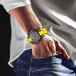 Square face watch