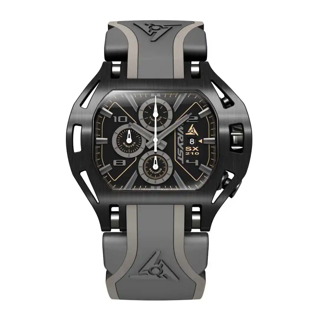 Black Wryst Force Watch with Chronograph