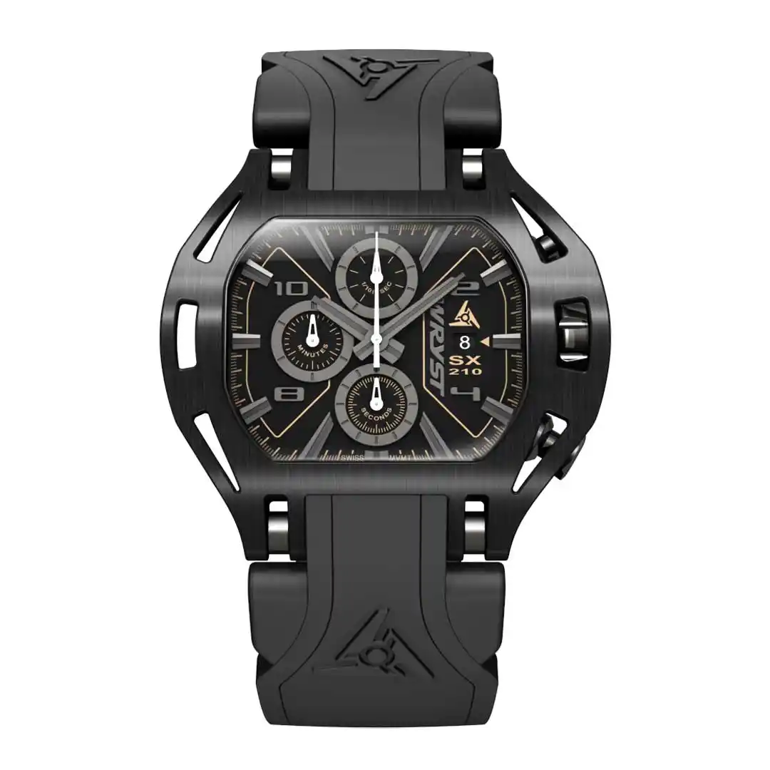 Schwarz auf Schwarz Wryst Force SX210 Uhr