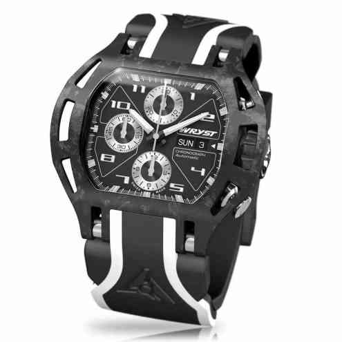 Montre automatique suisse Wryst en fibre de carbone
