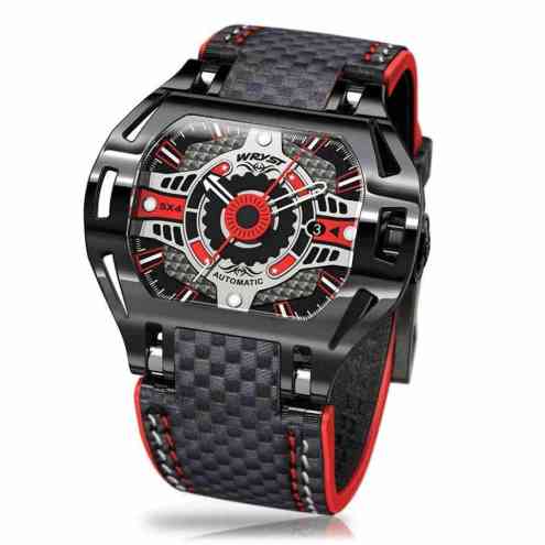 Automatic Black Carbon Fiber Watch