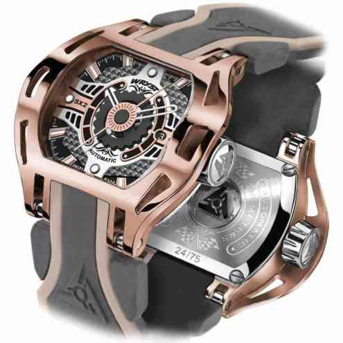 Reloj automático de oro de lujo