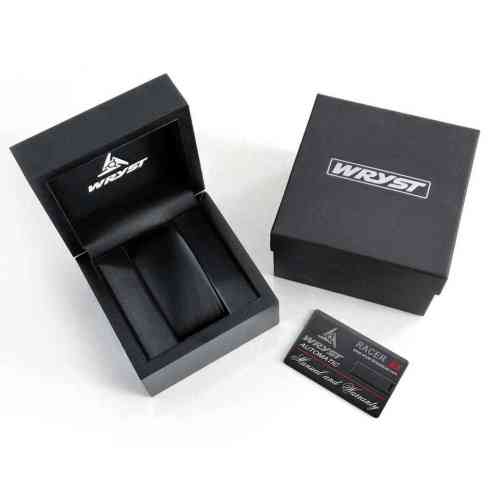 Caja de reloj con un reloj automático de oro rosa Wryst