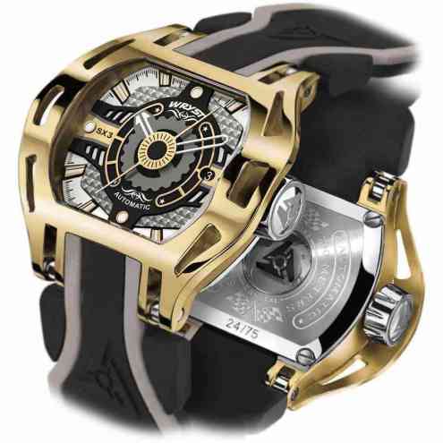 Reloj Automático Oro Racer SX3 Para Hombre