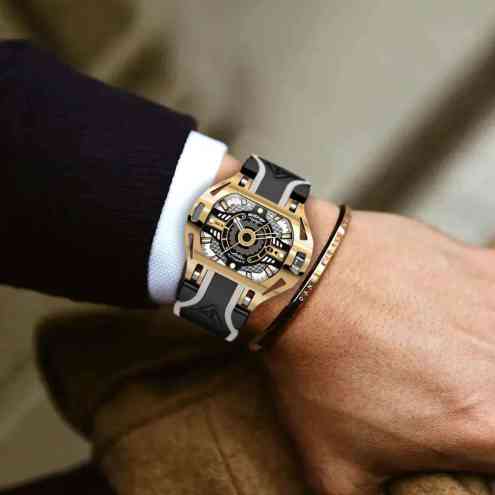 Reloj suizo automático de lujo Wryst