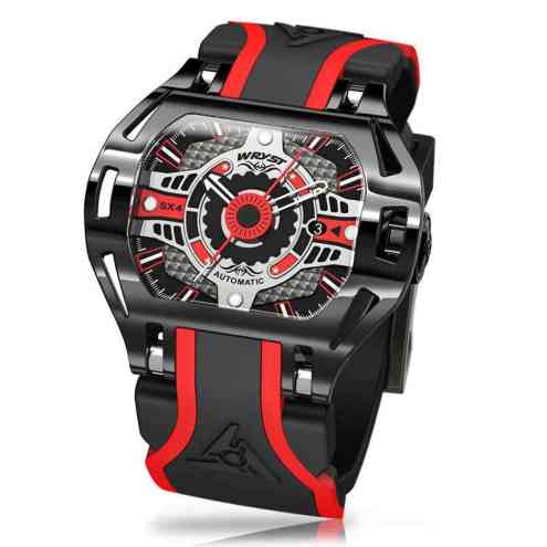 Reloj automatico carreras negro