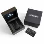 Schwarze Uhrenbox