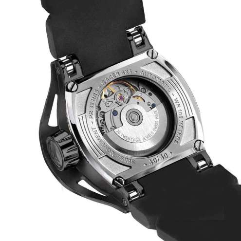 Montre Automatique avec fond ouvert