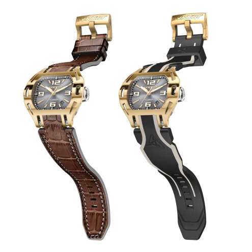 Reloj suizo de lujo para hombre en oro con movimiento automático