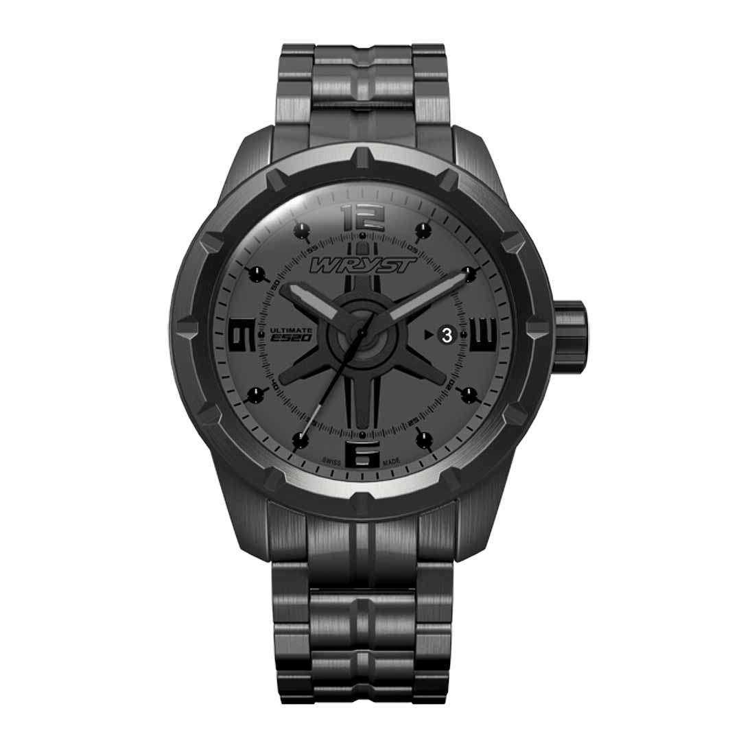 Schwarz Schweizer Uhr