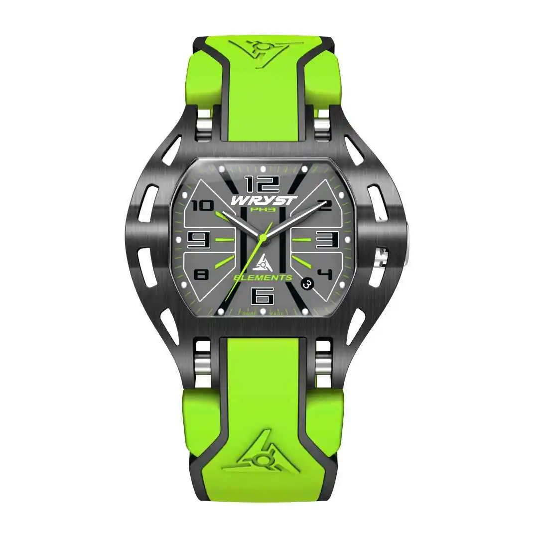 Wryst grüne Sportuhr Elements PH3