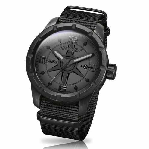 Black Watch Wryst with Sapphire Crystal and Black Nato Bracelet