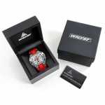 Reloj Suizo Rojo de Carreras MS620