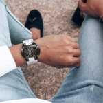 Man Wearing the Swiss Watch Wryst SX210