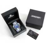 Montres automatiques bleues pour hommes Wryst SX7