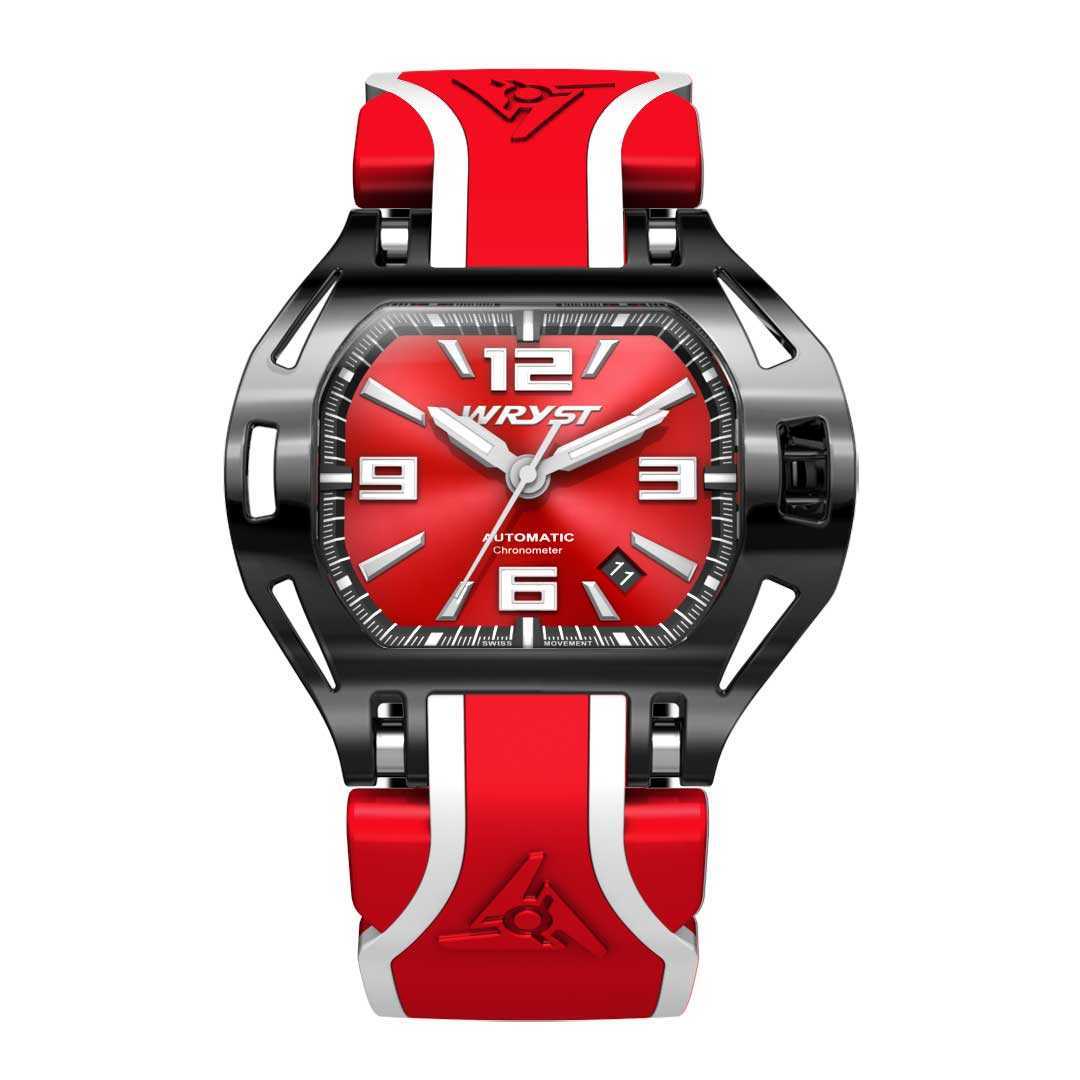 Montre rouge homme automatique Wryst