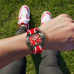 A Man Wearing the Watch Wryst Red Automatic Men Watch SX8