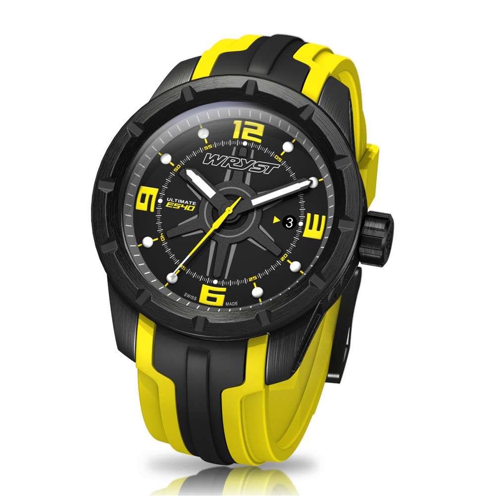 Schwarz Schweizer Uhren Wryst Ultimate ES40