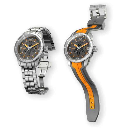 Metal silver watch Wryst ES50