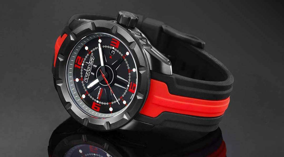 Erwerben Sie eine schwarze metall Schweizer Uhr Wryst Ultimate