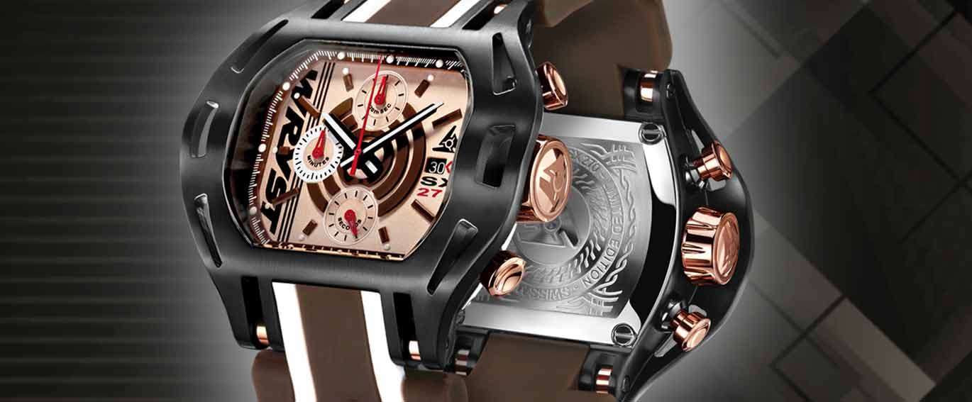 Mens Chronograph Watches Force Wryst Bold Chrono Size 50 mm