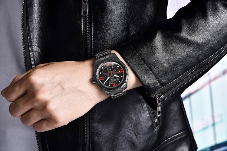 Black Watches with Black DLC Coating