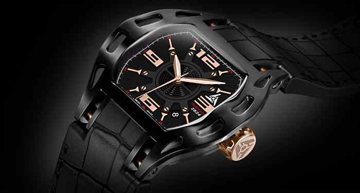 Reloj sport automatico negro