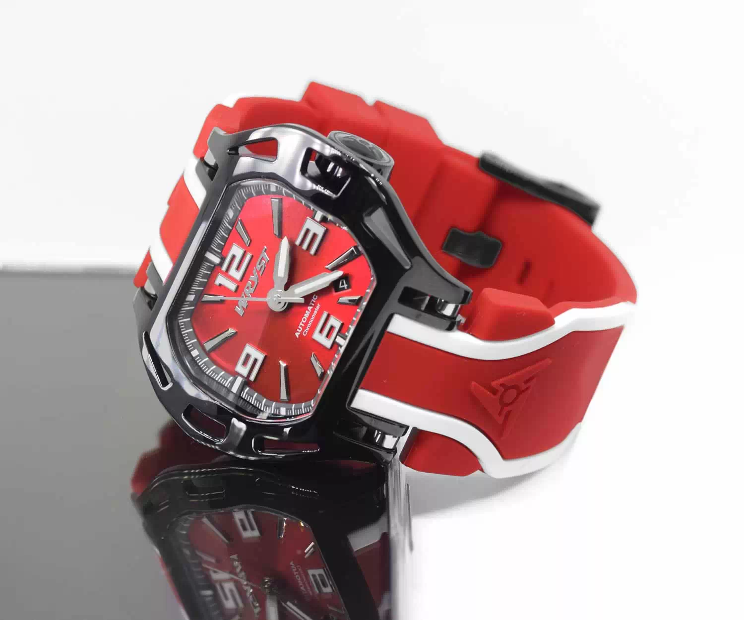 Rote Automatikuhr für Herren Wryst Racer