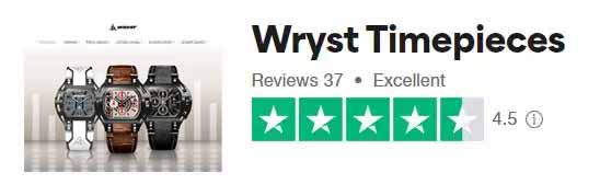 Best rated Swiss watch brand Wryst
