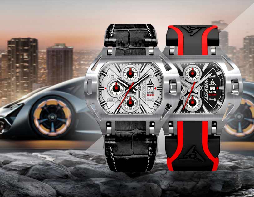 Mens Watches Racing Sports