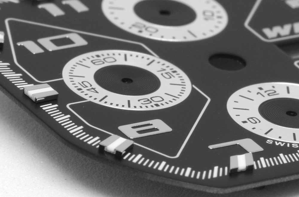 Black Watch Dial Wryst 7750 ETA movement watch