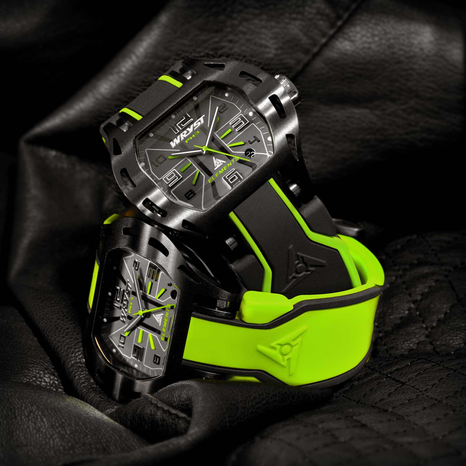 Wryst PH3 Green Sport Watch
