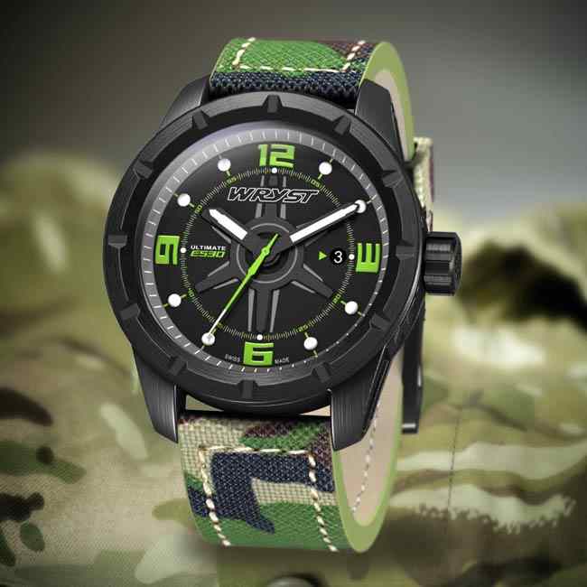 Montre camouflage militaire pour homme