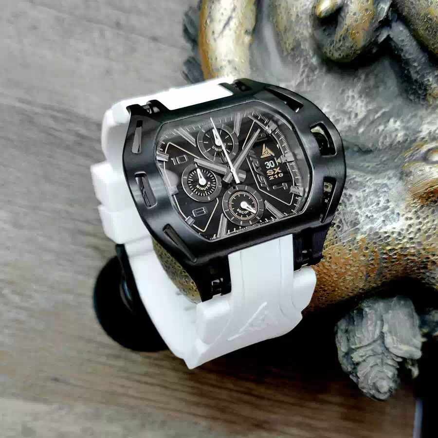 Swiss Black White Watch SX210 for Men Swiss Black White Watch SX210 for Men